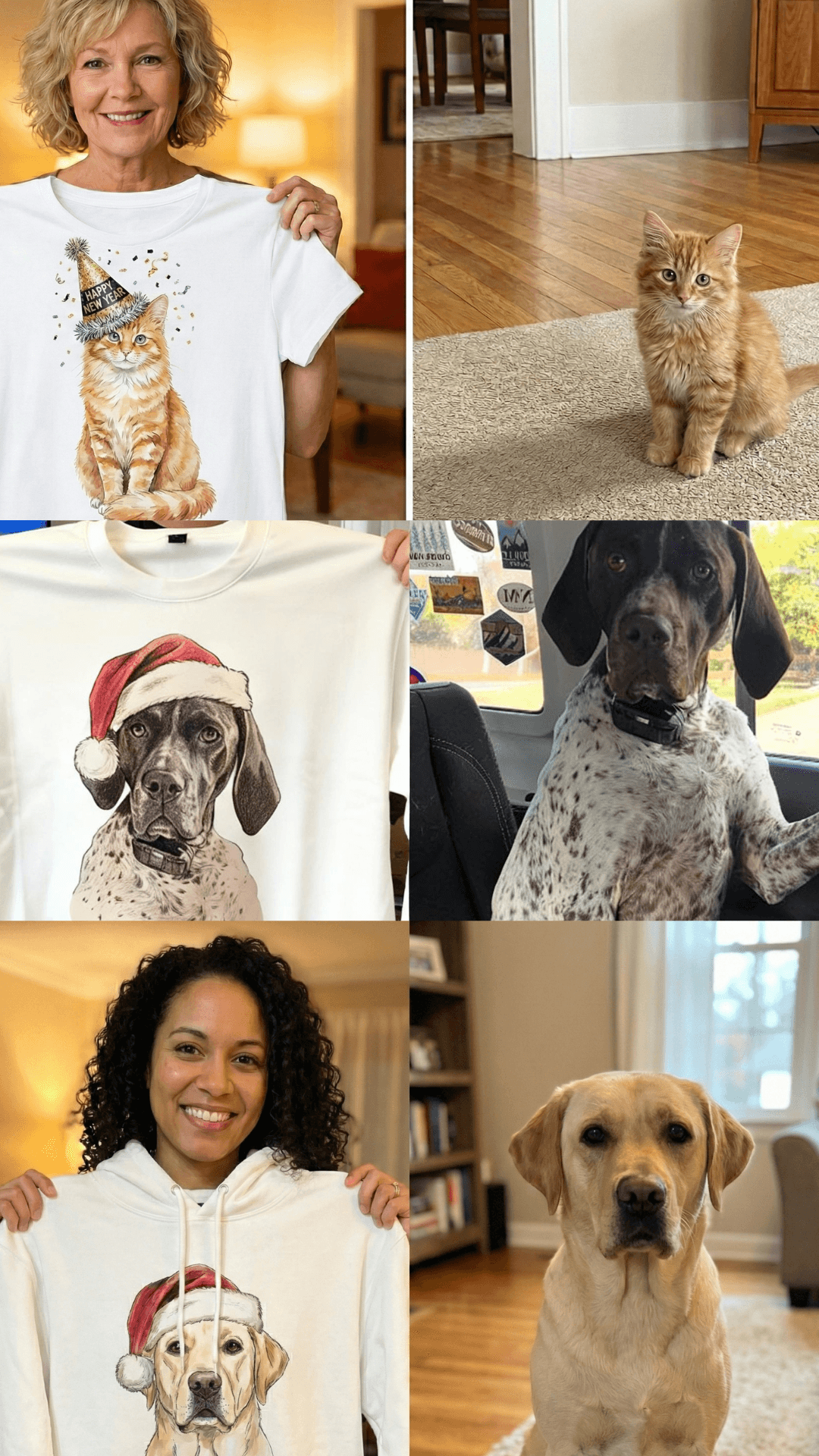 Custom Pet Portrait Tee