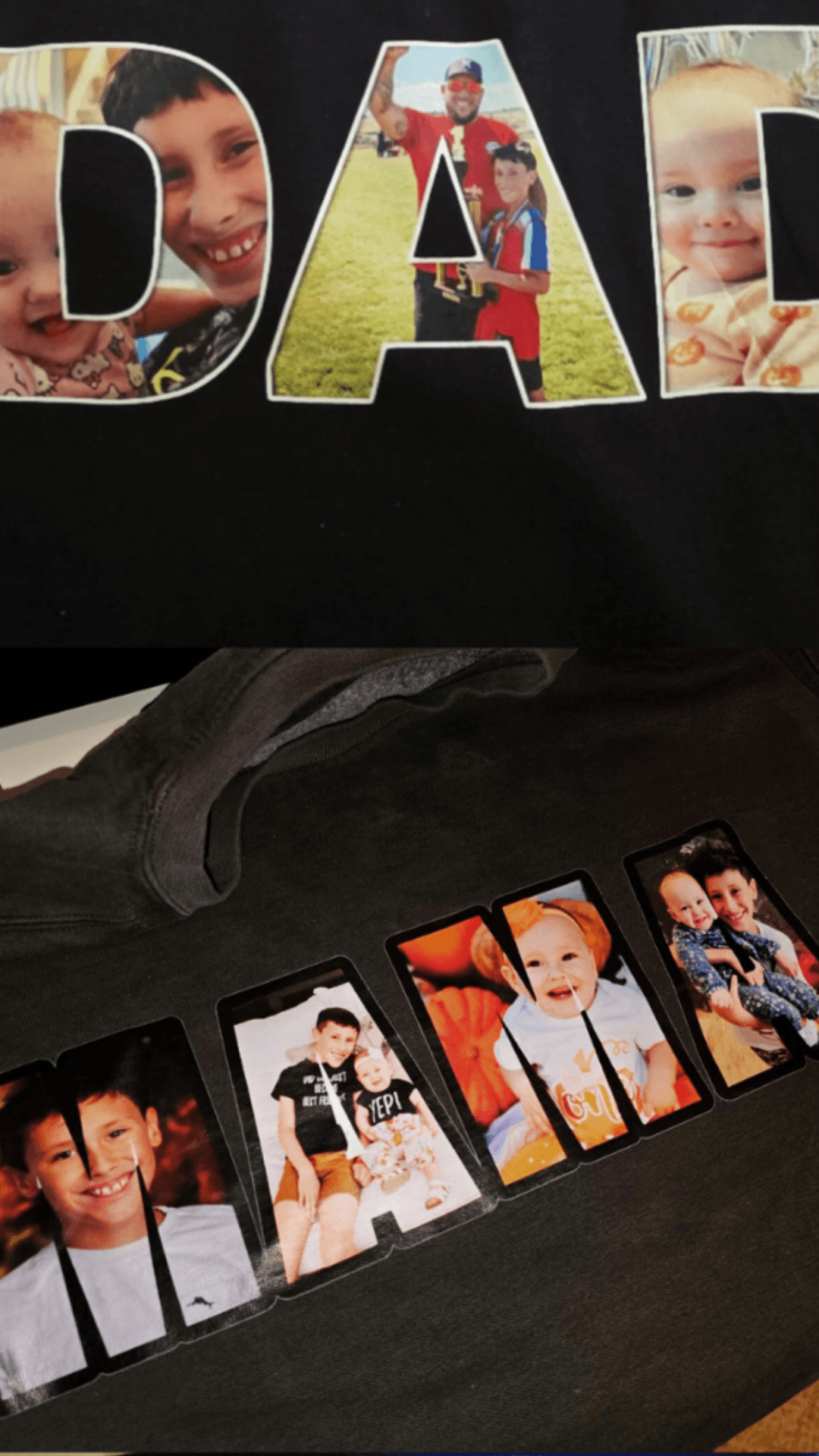 DAD Photo Letters — Family Layout
