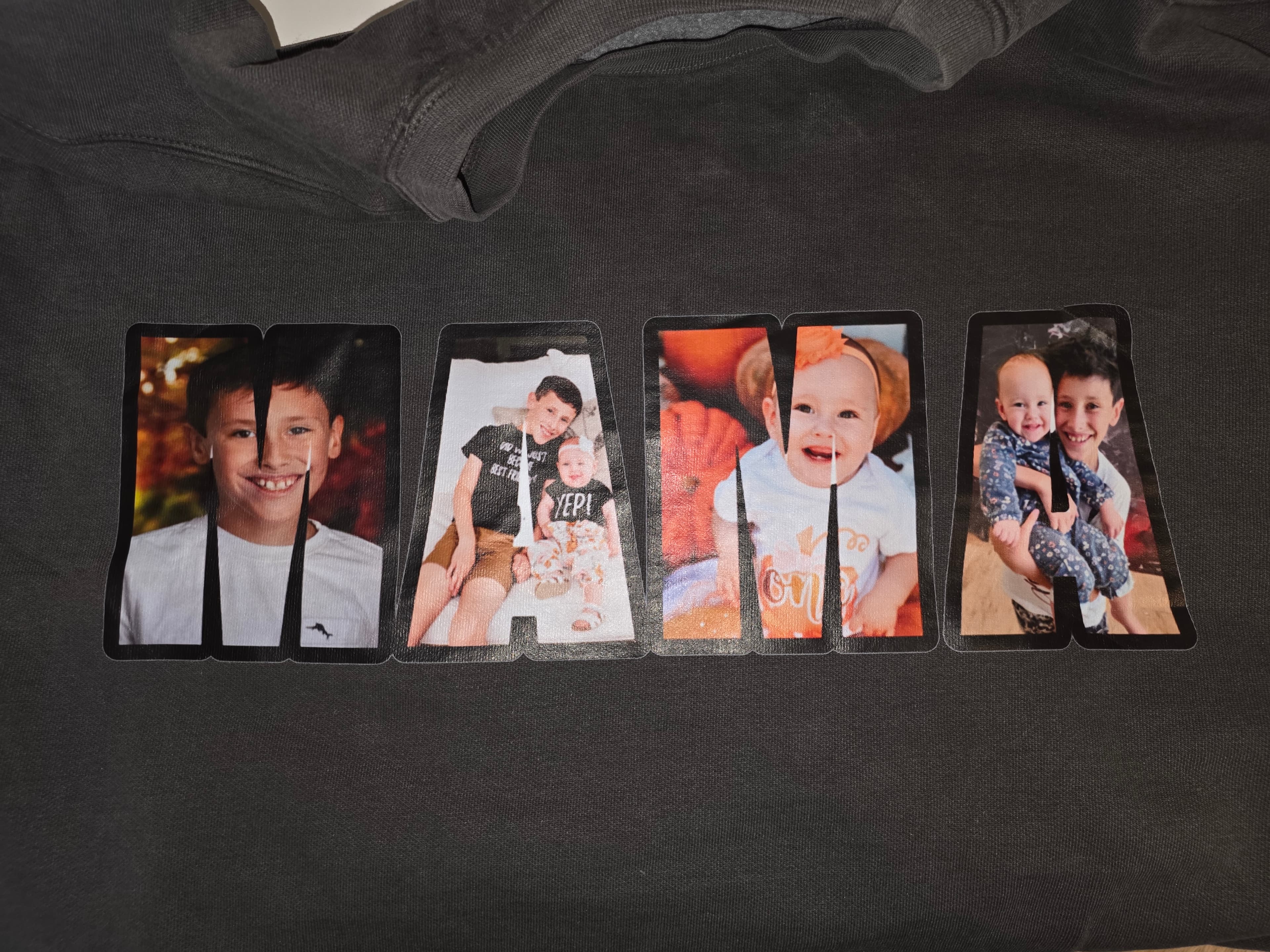 MOM Photo Letters Sweatshirt