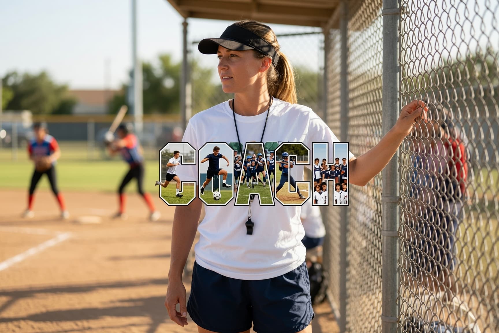 COACH Photo Letters — Softball